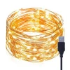 Rechargeable Powered Connector Copper Wire Plug Fairy LED Holiday USB String Light