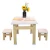 Import RECYCLED children furniture made by paper tube kids study table and chair set from China