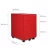 Import Red modern office furniture equipment for A4 file steel metal cabinet moving storage 3 drawers cabinet filing cabinet from China