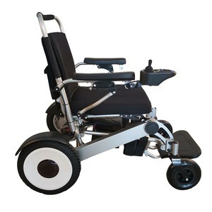 Rehabilitation therapy supplies electric power wheelchair foldable comfortable for the old