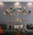 Import Relife 2021 New Arrival 3d Led Metal Wall Painting Gold Art Wall Handmade Designer Led Home Wall Decor from China