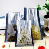 Resealable Foil Packaging Bag with Window, Transparent 3 Side Seal Mylar Bags*