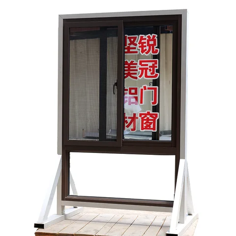RG93.6 thermal break house Windows Luxury Heat insulation Custom Color Glass Aluminum sliding windows