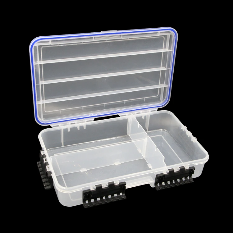 Rigid Transparent Outdoor Sports Fishing Tackle Boxes Fishing Lure Box Set