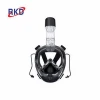 RKD best scuba tools for plain scuba anti fog easybreath snorkel with go pro-mount