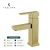 Import Robinet Square Lead Free Solid Brass Wash Basin Mixer Bathroom Faucet Tap from China