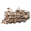 Robotime Locomotive mechanical gears steam educational toys 3d Puzzle For Adults