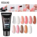 Rosalind nail supplies clear colors 30ml nail art extension gel varnish oem private label soak off quick acrylic poly gel polish