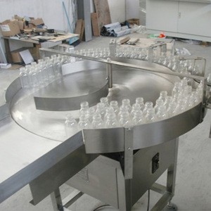 Rotary Bottle Feeding Machine Turn Table For Pharmaceutical Production Packaging Line Bottle Feeder Machine Unscrambler For E Li