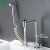 Import Round Design Stainless Steel Deck Mounted Single Cold Faucet with Hand Spray  Chrome Bidet for Bathroom from China
