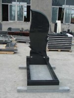 Russian Style China Black Granite Monument/Tombstone/Gravestone