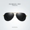 S8022 Brand your own private label classic sunglasses men polarized big vision sun glasses