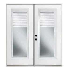 Safety and wind resistant security shutters blinds hollow built-in glass louver for doors and windows