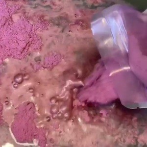 Sakura Shimmer Bath Salt Soak Dust Glitter Spa Crumbles Mica Fizzy Crush Soap Silky Foaming Water Botanical Bath Bomb Powder