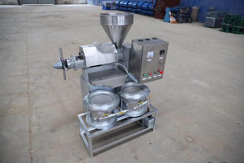 sale cold oil press machine Integrated oil press with filtration system