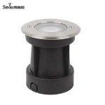 Savia Underground Light 316 stainless steel and glass diffuser  Gu10 base outdoor underground lamp  IP67 Inground lamp