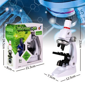 Science Kits for Kids Microscope Beginner Microscope Kit LED 100X, 400x, and 1200x Magnification Kids Science Toys