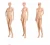 Import Sell best Fashion store window display With wig sitting or standing beige flexible female mannequins from China