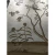 Import Sepia Tone - Chinoiserie Handpainted Wallpaper on Silver metallic Leaf Wallpaper from China