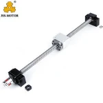 SFU2005 L600mm rolled ball screw C7 with 2005 flange single ball nut for CNC parts