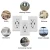 Import Shanghai Linsky GFCI USB outlet 110V/220V 20A input 5.0A  Dual USB socket with screwless /screw wall plate from China