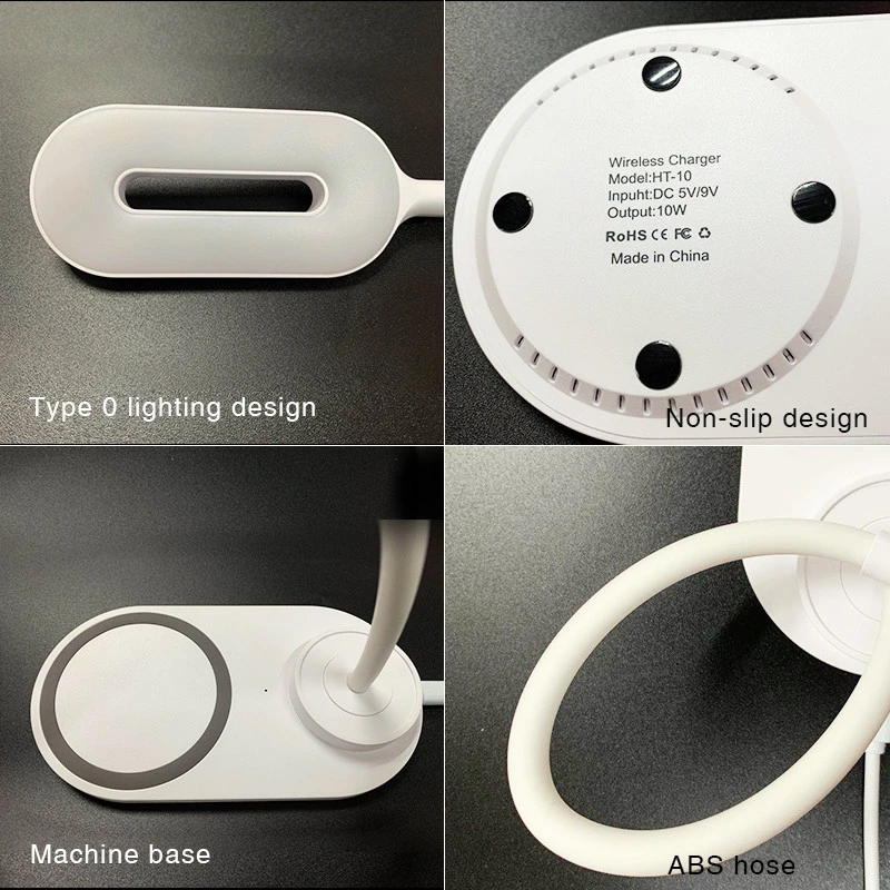 Shenzhen Feixin 10 Years Odm &amp; Oem Manufactory 3C Mobile Phone Accessories New Product 2020 Best Seller Wireless Charging Lamp