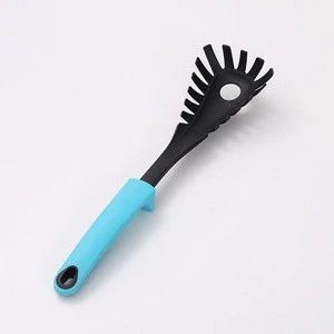 Silicone or nylon pasta spoon function cooking tools and utensils