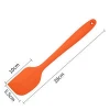 Silicone spatula Heat Resistant Non-Stick Flexible Rubber Scrapers With Solid Stainless Steel
