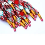 Silver Brass Customized Engraved Logo Aglets for shoelaces - Drawstring Metal Aglets cord end tipping Manufacturer