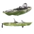 Import Single Seat One Person Fishing Sit On Top Pedal Drive System Plastic Kayak from China
