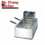 Import single tank single basket With temperature limited protection device Electric table top mini deep fryer from China