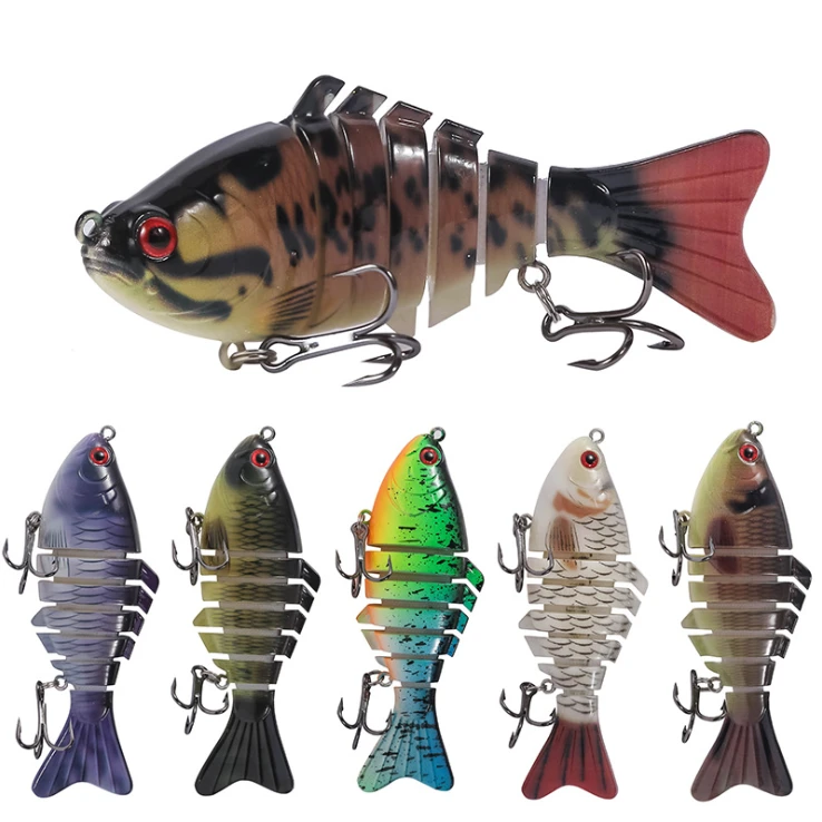 Sinking Wobblers Fishing Lures 10cm 17.5g 6 Multi Jointed Swimbait Hard Artificial Bait Pike/Bass Fishing