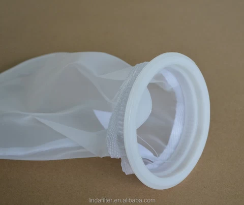 Size 4 / 50 micron Nylon monofilament Liquid Filter bag