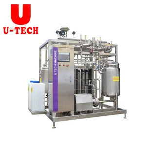 Small scale 500-1000L per hour uht juice milk processing plant uht milk sterilizer sterilizing machine