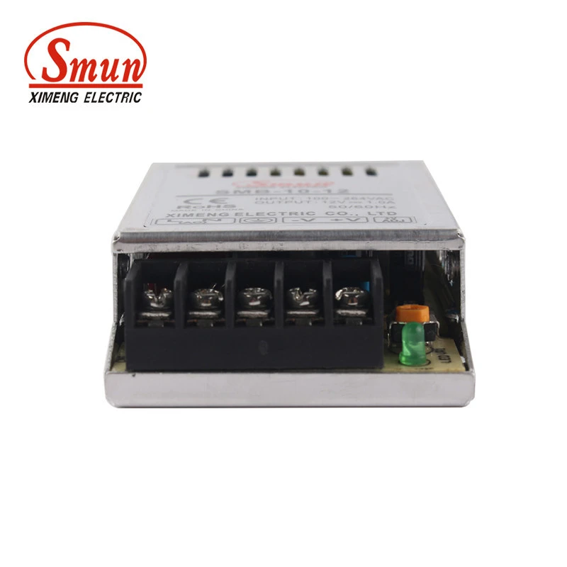 SMUN SMB-10-15 90-260VAC Input 10W 15VDC 0.7A Output Ultra Thin Power Supply Unit