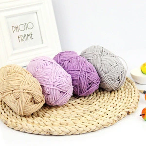 Soft 4ply Cotton Crochet Yarn Baby Knitting Yarn 50g for DIY Hand Knitting