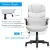 Import SOHO Office Furniture Adjustable Ergonomic Swivel PU Leather Executive Desk Chair with Padded Armrests High Back Office Chair from China