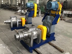 Solid  transfer lamella pump for animal waste rendering plant