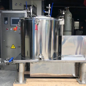 Solvent Extraction Plant Oil Processing Equipment Jacketed Centrifuge Herb Hemp Small Scale Oil Alcohol Extraction Machine