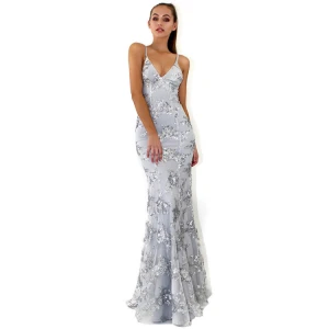 Spaghetti Straps Mermaid Evening Dresses Elegant Lace Appliques Prom Party Dresses Formal Dresses