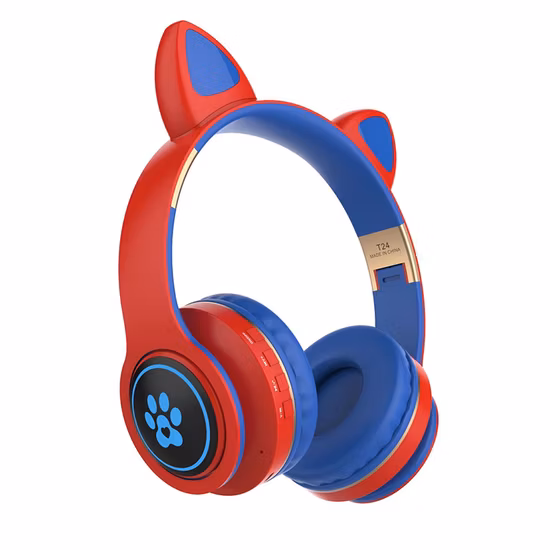 Import Customized Logo RGB Light Ear Cat Unicorn Wireless Earphones Bluetooth Earphones from China