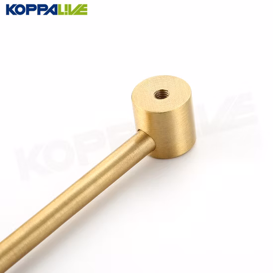 Import Koppalive Luxury Gold Solid Brass Drawer Pulls 75mm European Copper Furniture Kitchen Cabinet Door Handles from China