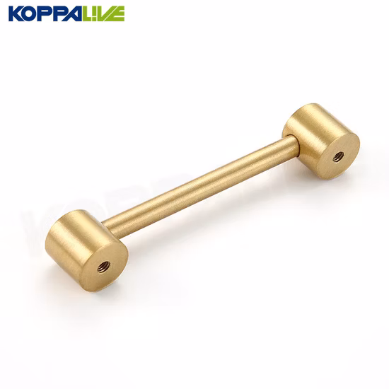 Import Koppalive Luxury Gold Solid Brass Drawer Pulls 75mm European Copper Furniture Kitchen Cabinet Door Handles from China