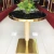Import Special design modern brush stainless steel furniture gold table leg metal base for dining table golden inox metal table based from China