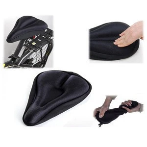 Sport Cycling Bike 3D Silicone Gel Pad Seat Saddle Cover Soft Cushion