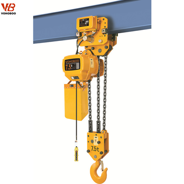 stable and reliable electric chain hoist 7.5 ton
