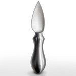Stainless steel premium cheese knife sharp blade cheese slicer cutter with ergonomic comfortable grip handle