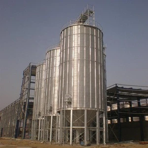 Steel plate grain silos prices for grain processing plant
