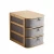 Import Storage Box Cosmetic Organizer Bamboo Cloth Office Desktop Storage Casket Makeup Storage Container Home Sundry Organiser from China