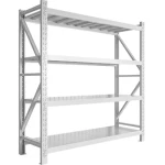 Storage shelf supermarket storage shelf display shelf white